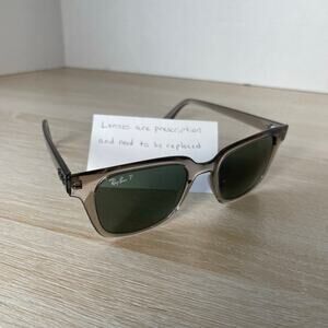 Ray Ban RB4323 6449/71 Eyeglasses Gray Translucent FRAMES ONLY 51-20-150 Italy